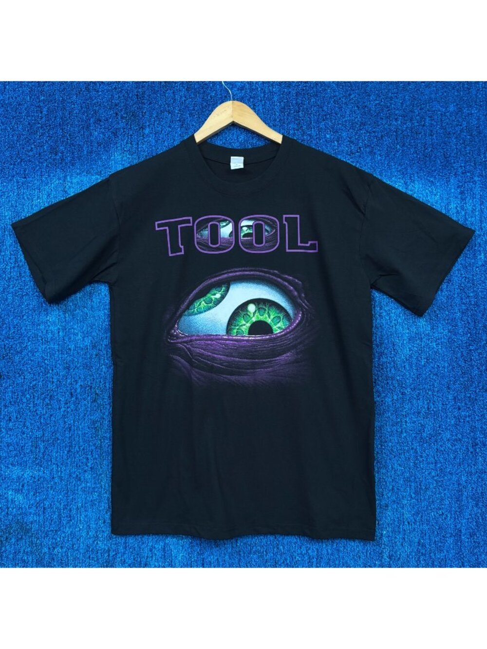 Tool Aenima CD Back Cover Eye Poster Progressive Metal Tee L